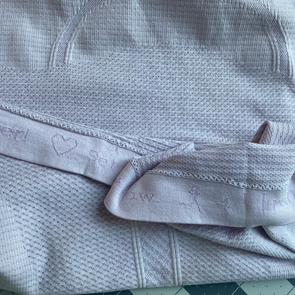Lululemon Swiftly Tech Racerback Shirt Lavender Size 4 - Picture 7 of 9
